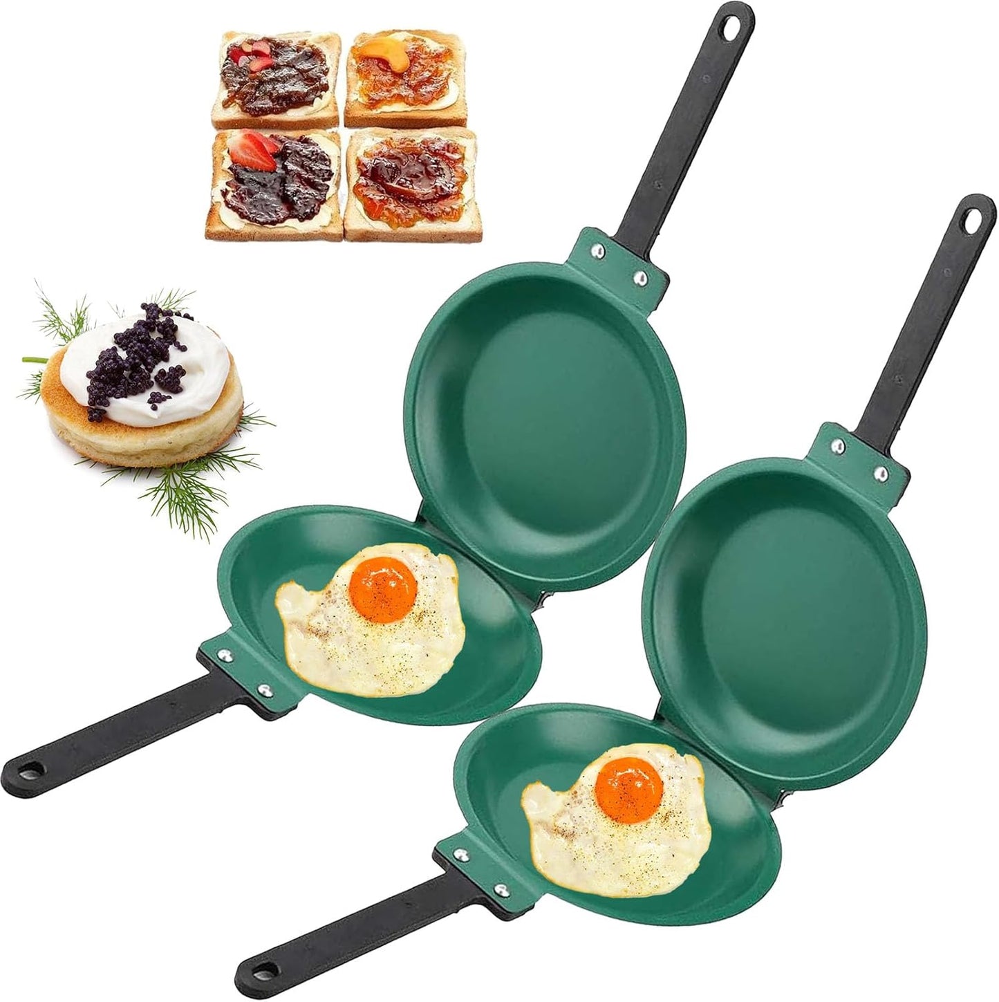 DuoChef – Sartén Antiadherente para Pancakes y Huevos