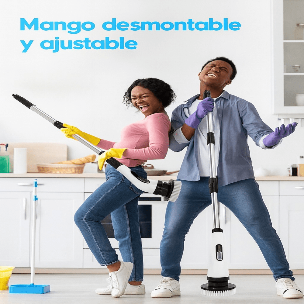 ✨ ¡Super Oferta Relámpago! | Cepillo de limpieza 9 en 1