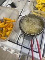Olla freidora de 1,2L en acero inoxidable 304 alemán