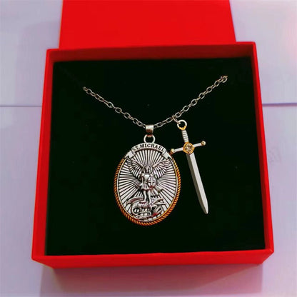 Colgante de San Miguel Arcangel + Caja de Regalo - [PROMOCIÓN DISPONIBLE SOLO HOY]