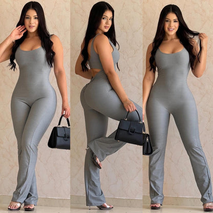 ModaOn Nuevo Enterizo Bota Recta Acampanado para Mujer 🎀 - [PROMOCIÓN DISPONIBLE SOLO HOY]