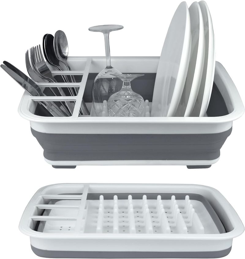 Escurridor Plegable: Ahorra Espacio y Organiza Tu Cocina