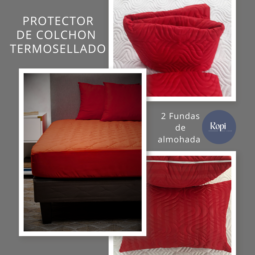 CalmaBed - Protector De Colchón + Fundas de almohadas - [PROMOCIÓN DISPONIBLE SOLO HOY]