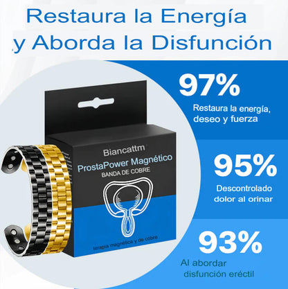 Biancat Pulsera Magnética de Cobre ProstaPoweer - [PROMOCIÓN DISPONIBLE SOLO HOY]