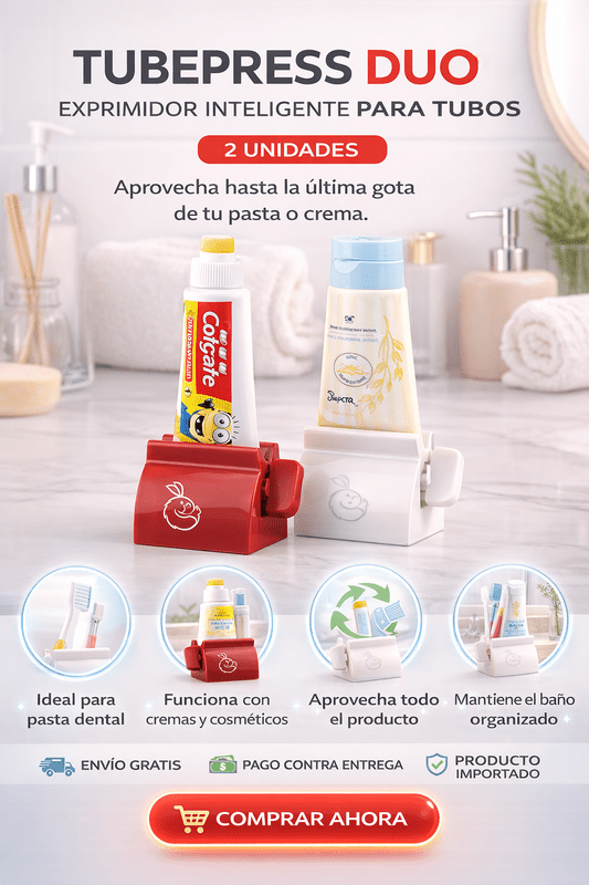 TUBEPRESS - Aprovecha hasta la última gota