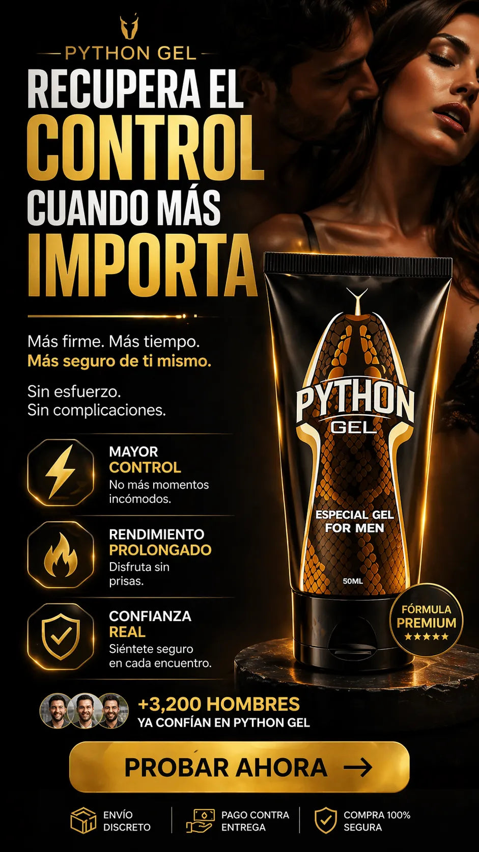 Python Gel : Más volumen, más resistencia, más placer