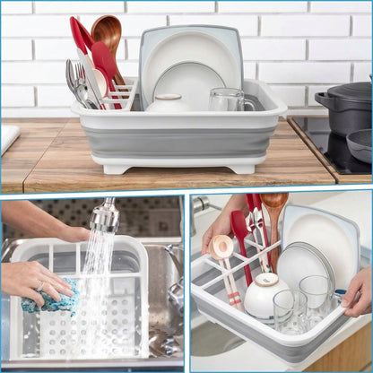 Escurridor Plegable: Ahorra Espacio y Organiza Tu Cocina