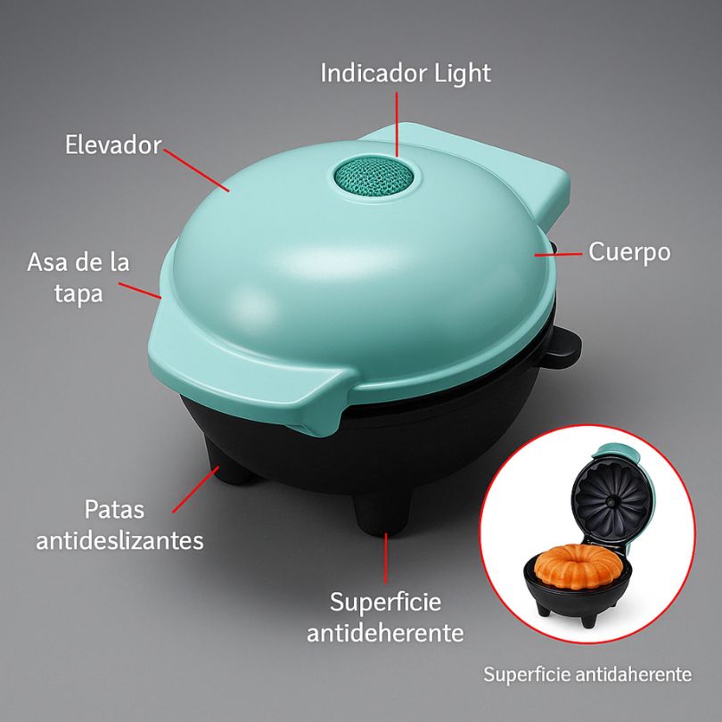 BakeJoy - Máquina para Mini Tortas Eléctrica – [PROMOCIÓN DISPONIBLE SOLO HOY]