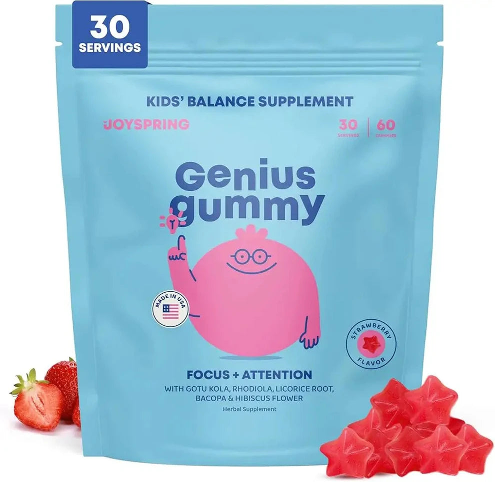 Genius Gummy: Gomitas Naturales para Enfoque y Memoria