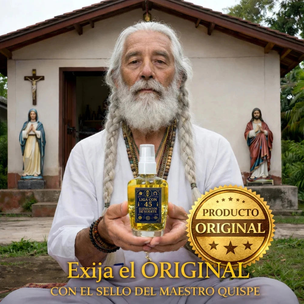 Perfume Liga 45 Elementos De La Suerte + Oración