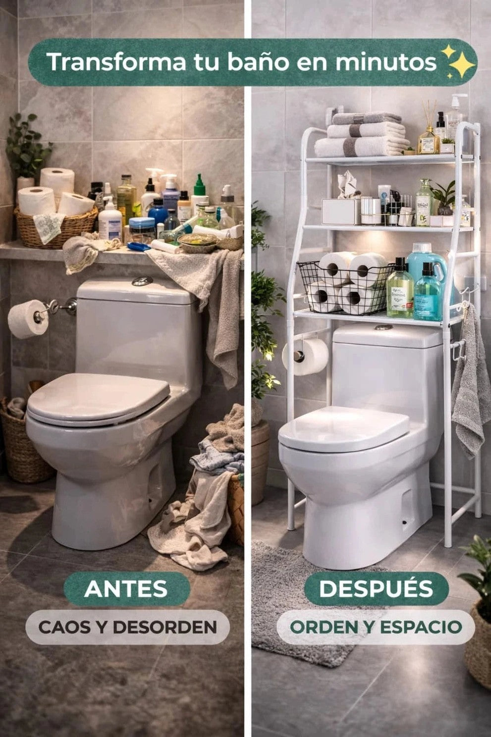 Organizador De Baño 3 Niveles - 1