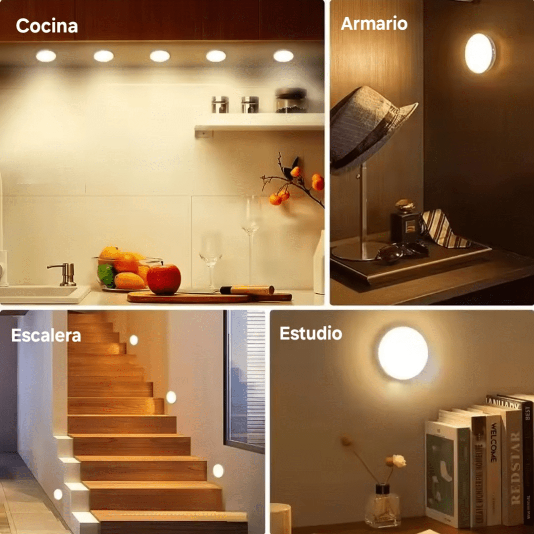 Lámpara LED con Sensor - Luz Automática para cada Rincón