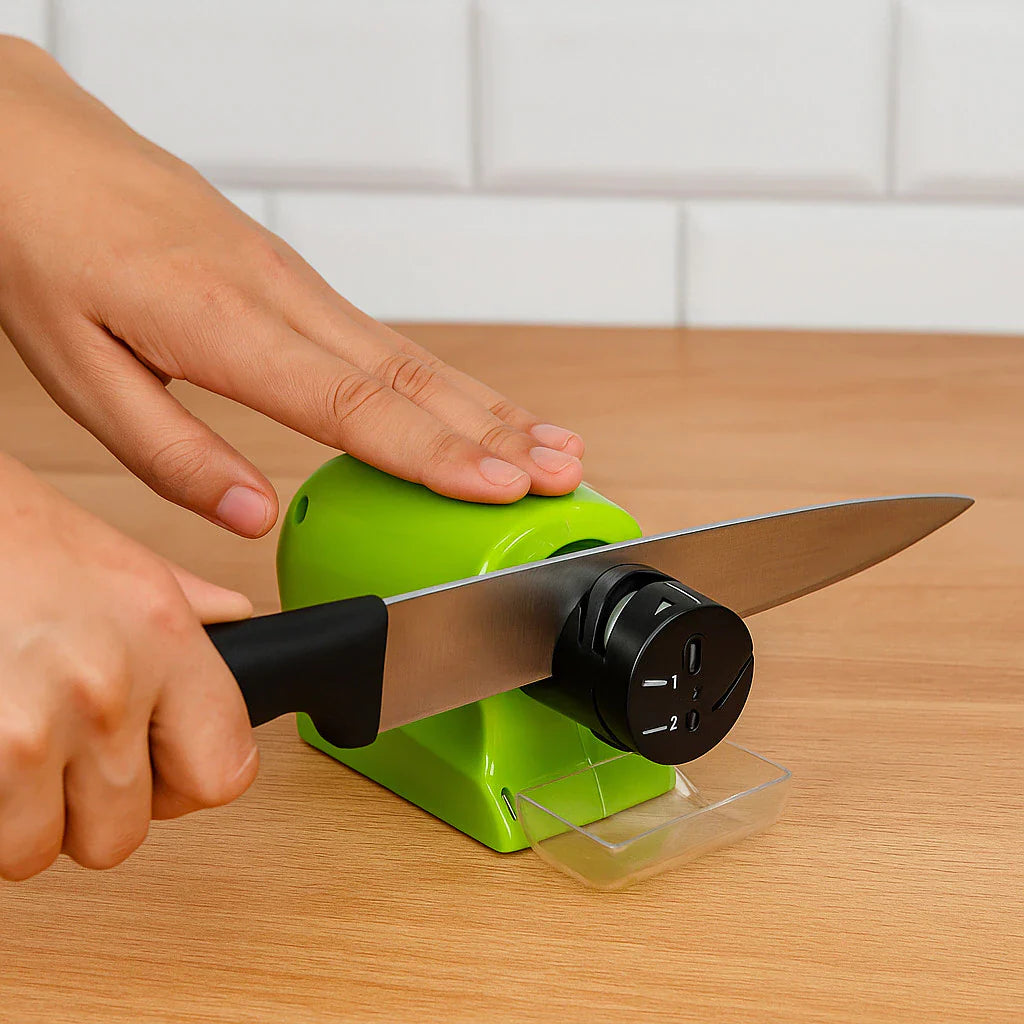 Afilador Wire — Deja tus cuchillos como nuevos en 10 segundos.